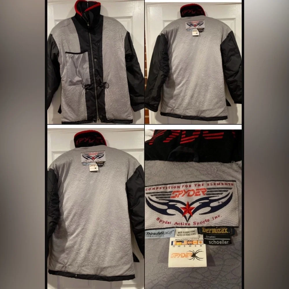 Vintage Spider Dermizax
Jacket Men's size S Black and Red with zip hood - Picture 17 of 17